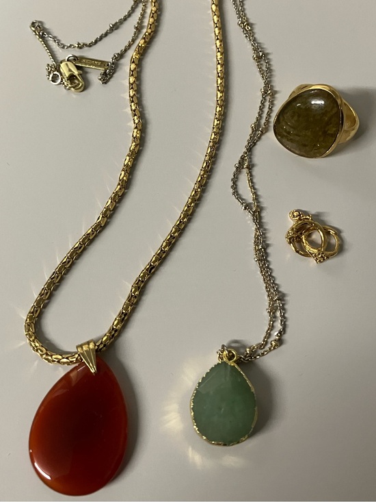 Sezane Jewelry - Sézane jewelry lot - gold and stones
